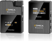 Comica BoomX-D D1 draadloze microfoon-set met zender en ontvanger voor camera en smartphone