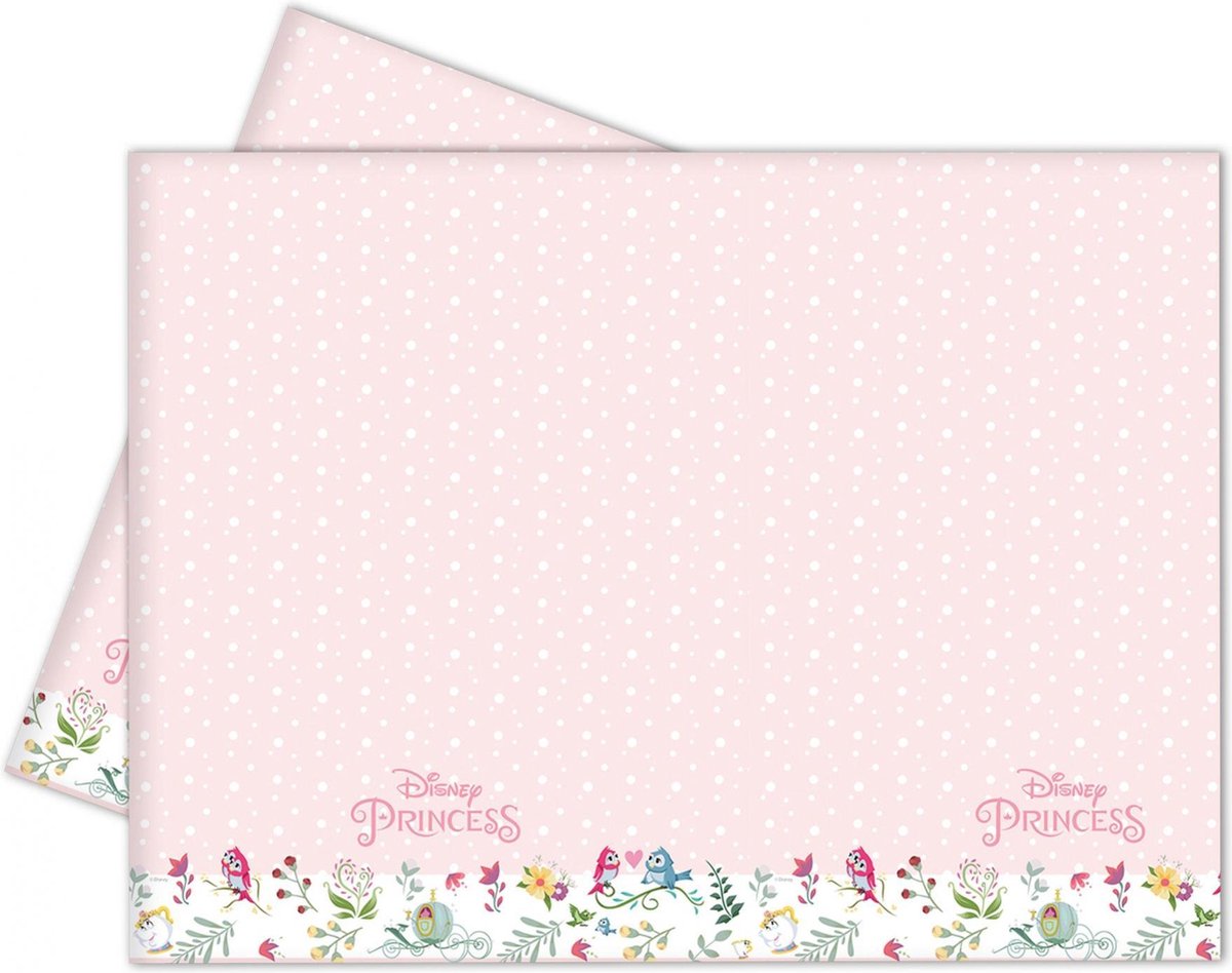 PROCOS - Plastic premium Disney Prinsessen tafelkleed - Decoratie > Tafelkleden