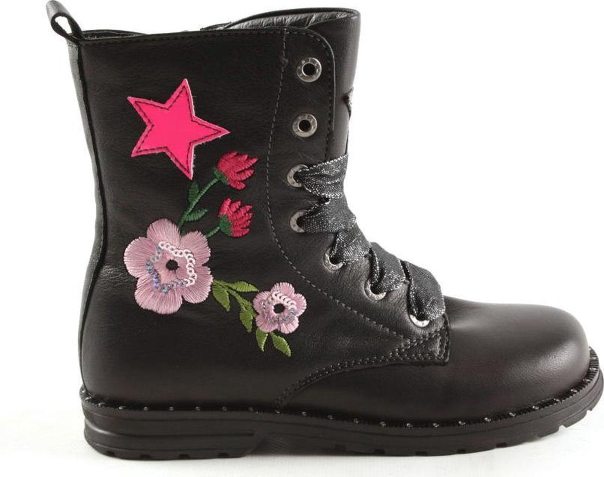 Meisjes Veterschoenen Shoesme De9w095-a Zwart - Maat 25