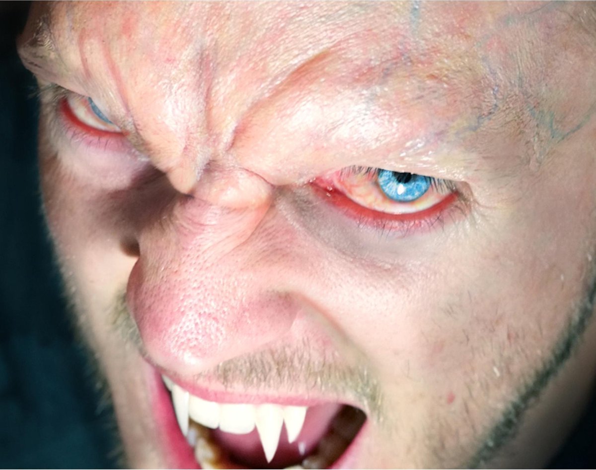 "Halloween vampier voorhoofd - Schmink - One size"