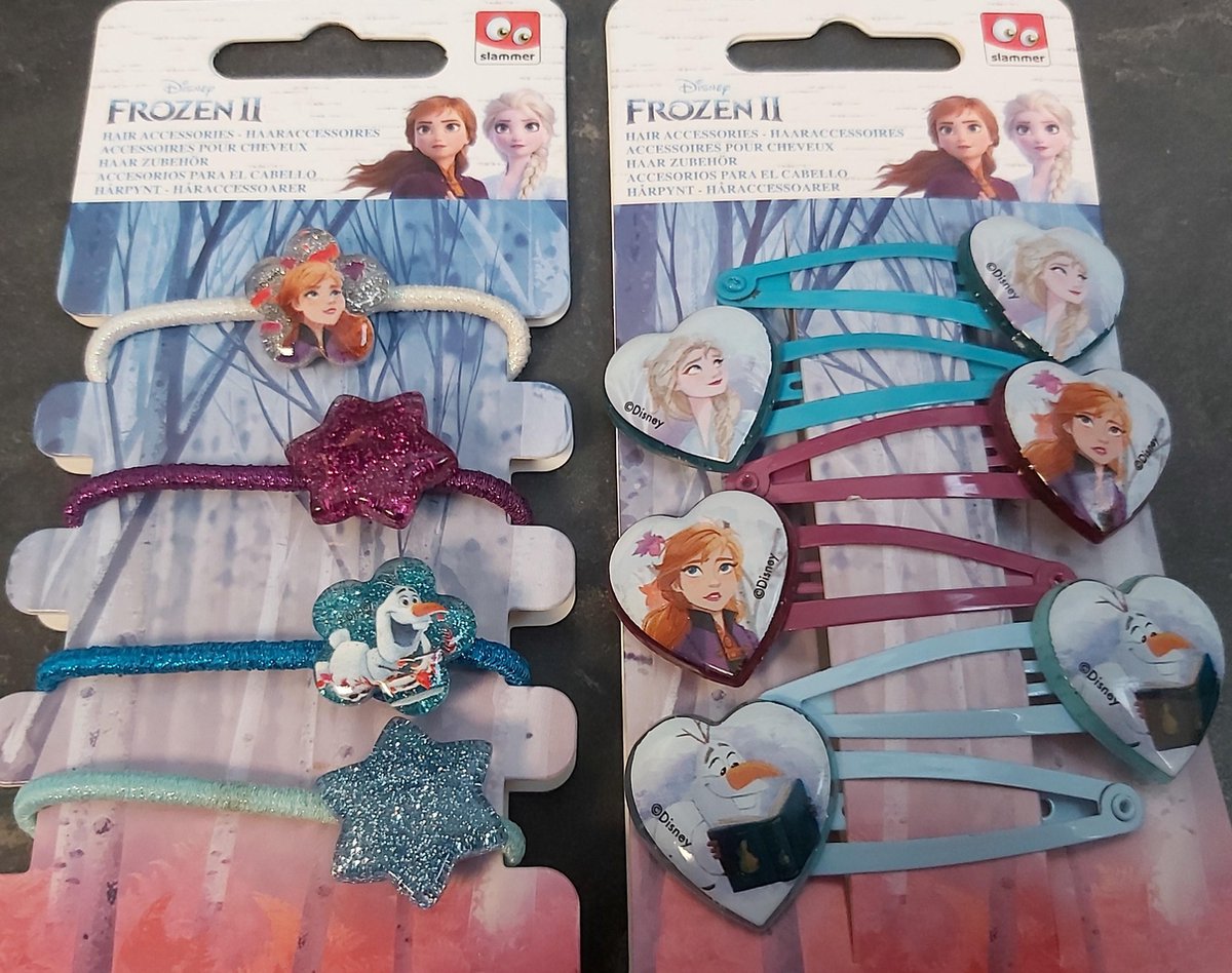 Frozen haarspeldjes en elastiekjes