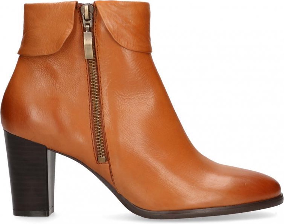 Van Dalen  - Enkellaars Leer - Womens - Cognac - 37