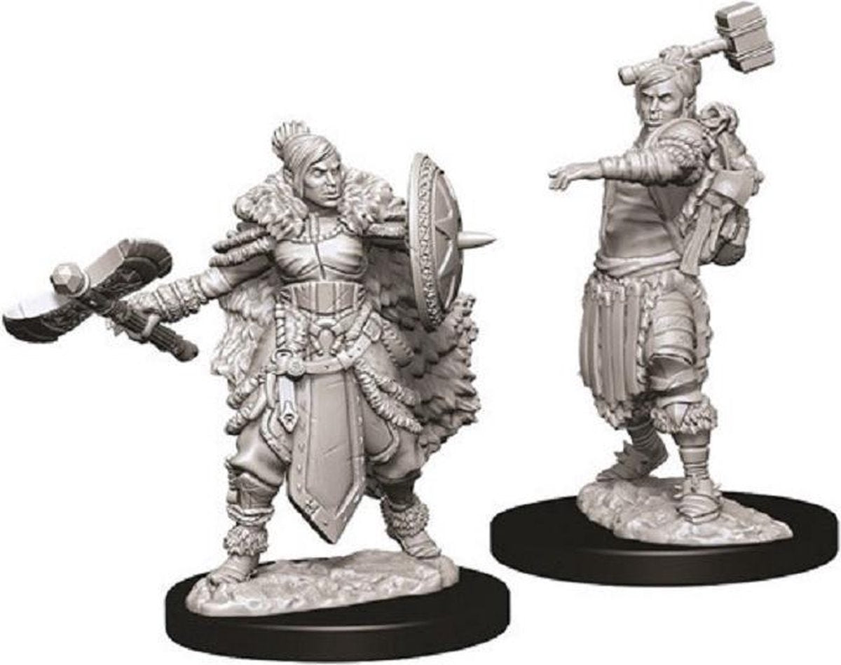D&D Nolzur's Marvelous Miniatures - Female Half-Orc Barbarian