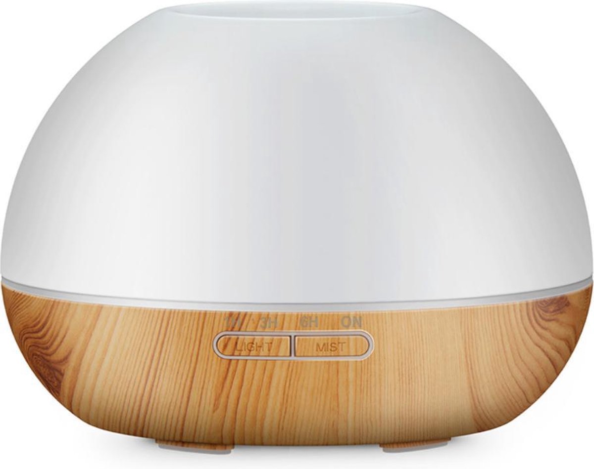 Geurwolkje Aurora Aroma diffuser 300 ml Licht hout