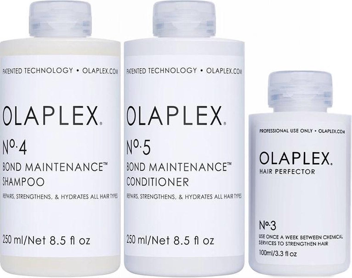 Beschadigd haar pakket Olaplex No.3 + 4 + 5