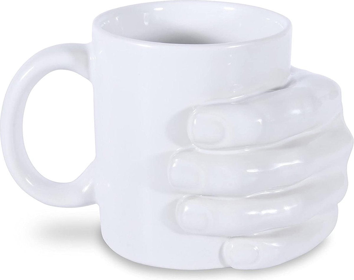 ThumbsUp! Hand Mug - Beker - Wit