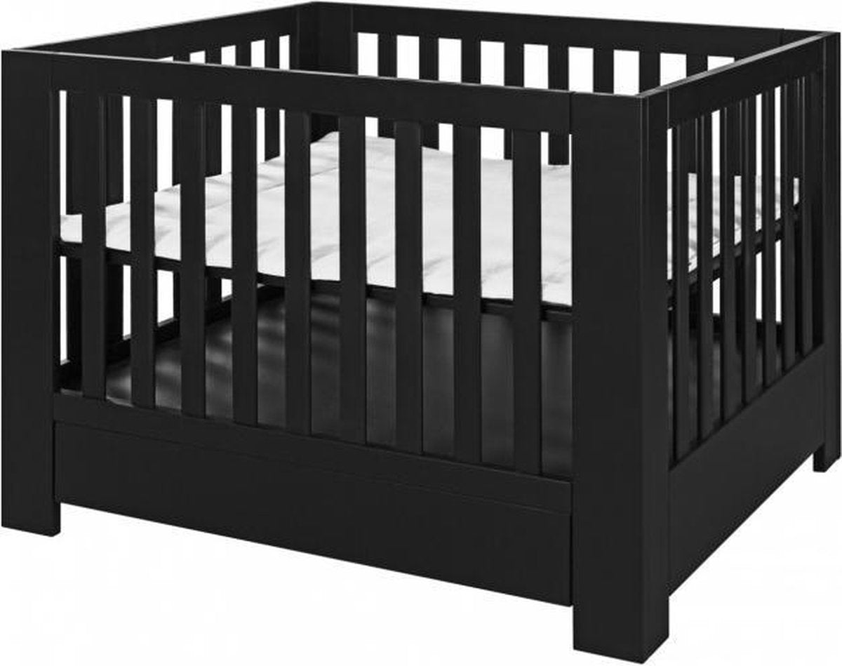 Kidsmill Alaska Box Met Lade Zwart Mat