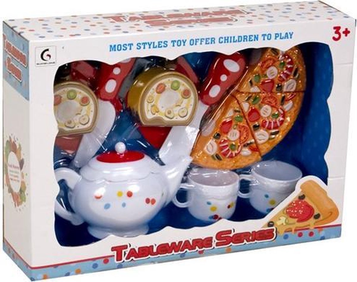 Kook Speelset Tableware Series Pizza 23