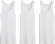 3 stuks - Bonanza onderhemd - Regular - 100% katoen - wit - M