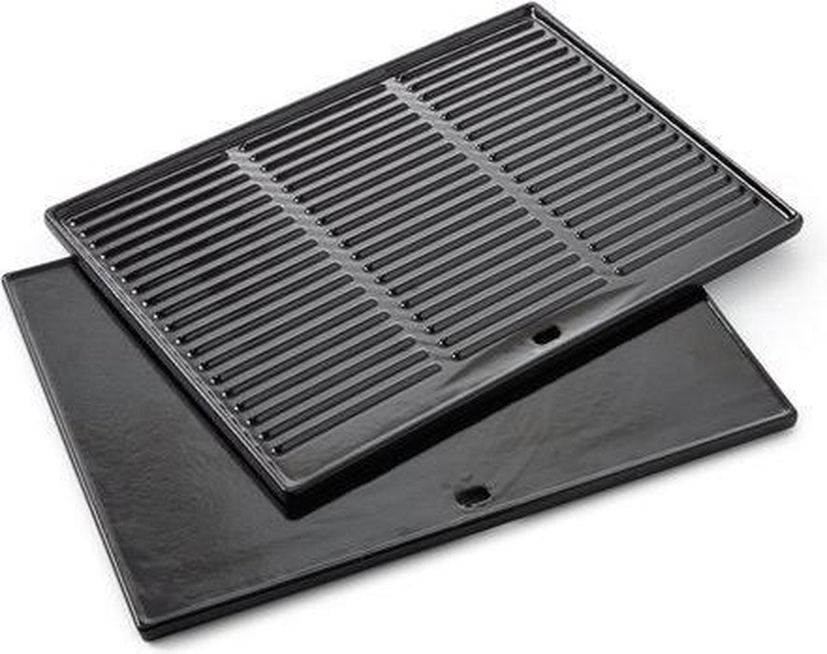 Barbecook Bakplaat - BBQ grillplaat - Gietijzer - Zwart - 43x35cm