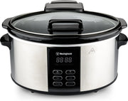 Westinghouse Slow Cooker met Uitneembare Keramische Pan 6 Liter - RVS