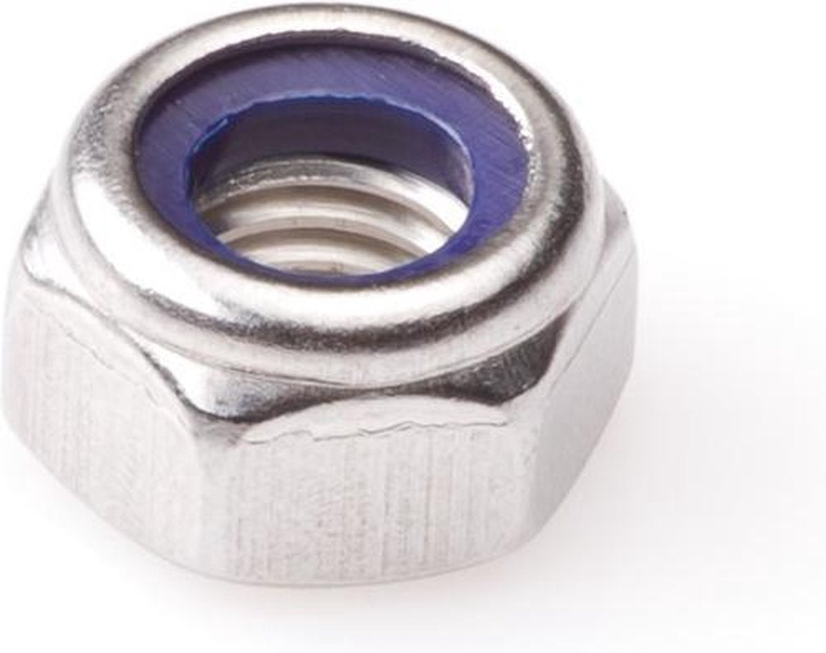 Hoenderdaal M5 borgmoeren SW-8 RVS A2 100 stuks