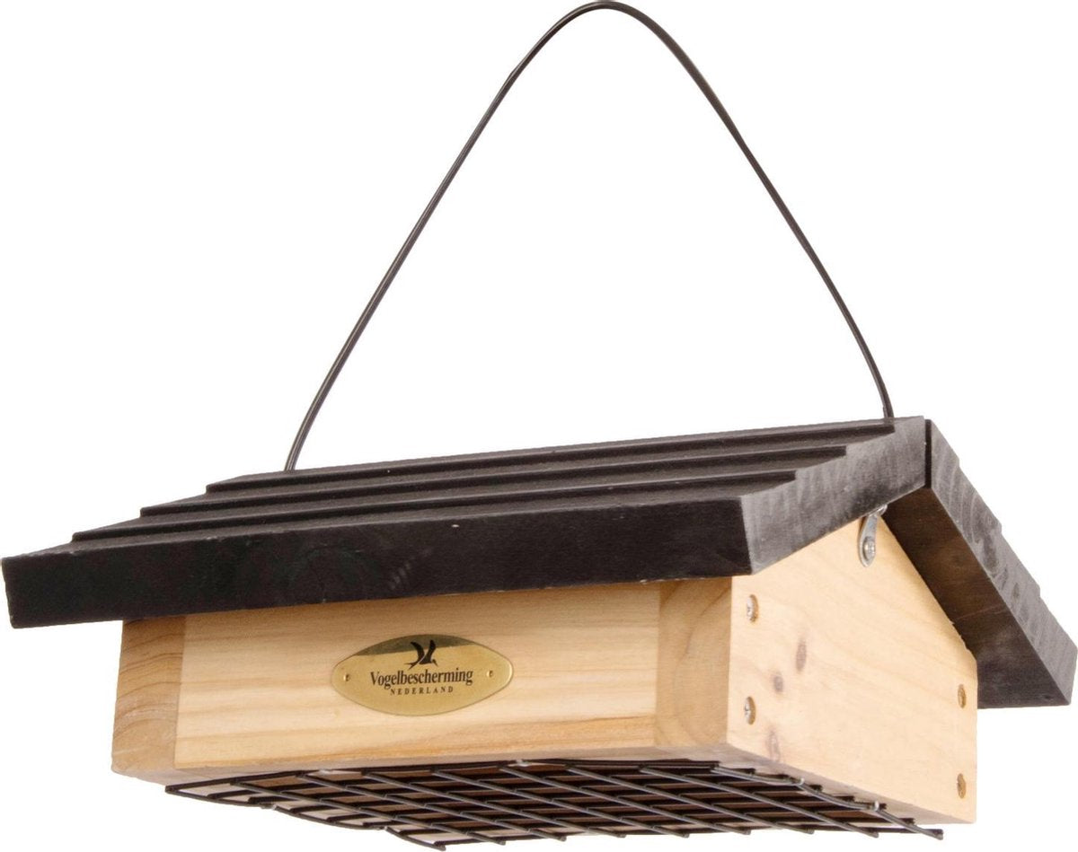 Wildbird Vetblokhouder Odense - Voersilo - 23x22x10 cm Zwart