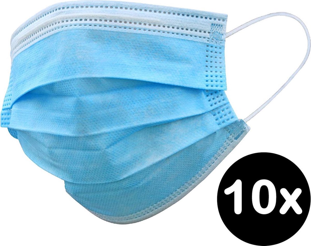 Mondkapje Wegwerp Mondkapjes Mondmasker Niet Medisch - 10 Stuks