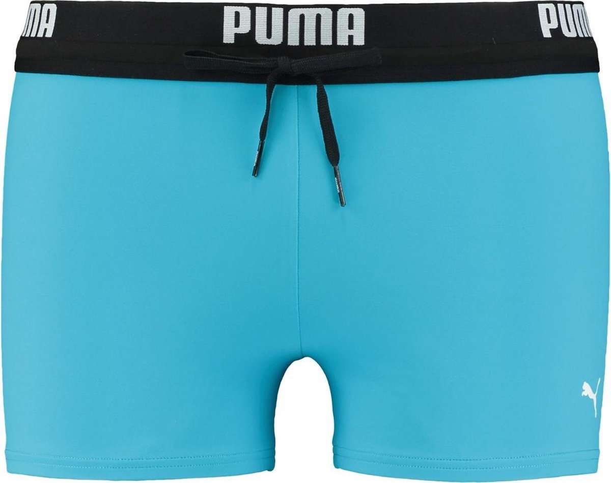 PUMA zwemboxer logo waistband blauw II - XL