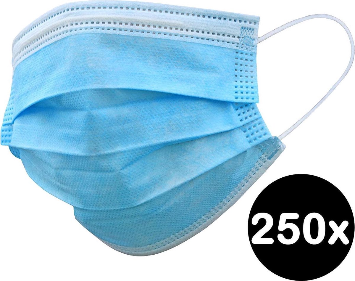 Mondkapje Wegwerp Mondkapjes Mondmasker Niet Medisch - 250 Stuks