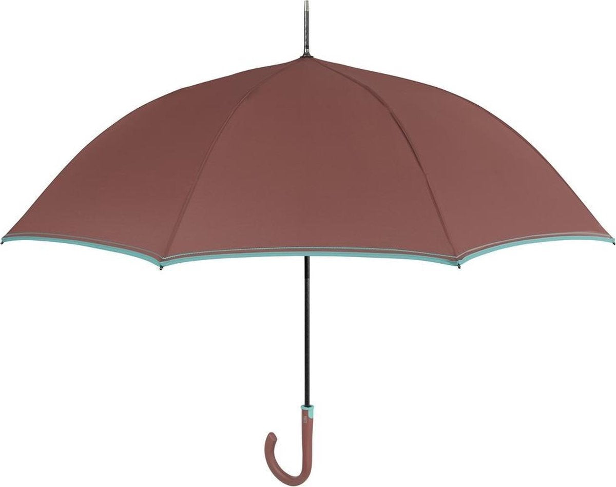 Perletti Paraplu Technology 112 Cm Microvezel/glasvezel Bruin
