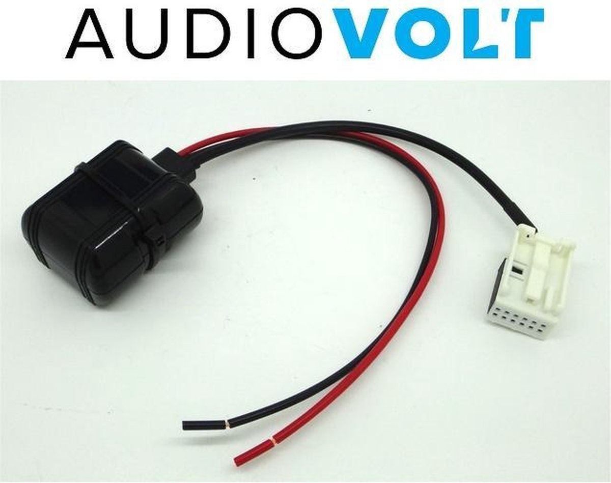 aux 12-pin adapter volkswagen rns510 rns310 muziek streamen iphone samsung