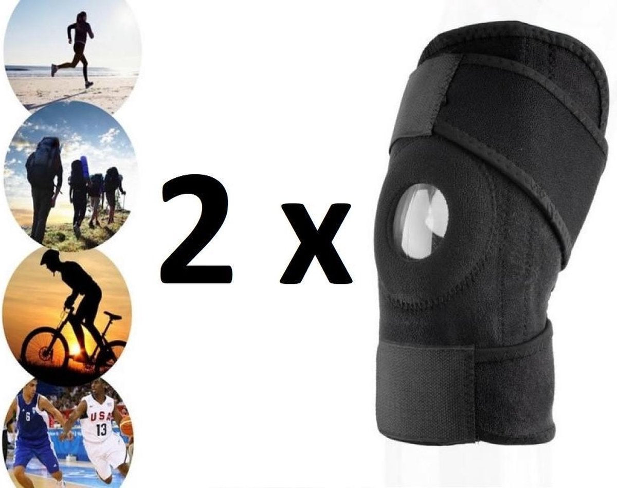 2 stuks - i12Cover Knie Brace Patella  - Premium Kniestrap sport