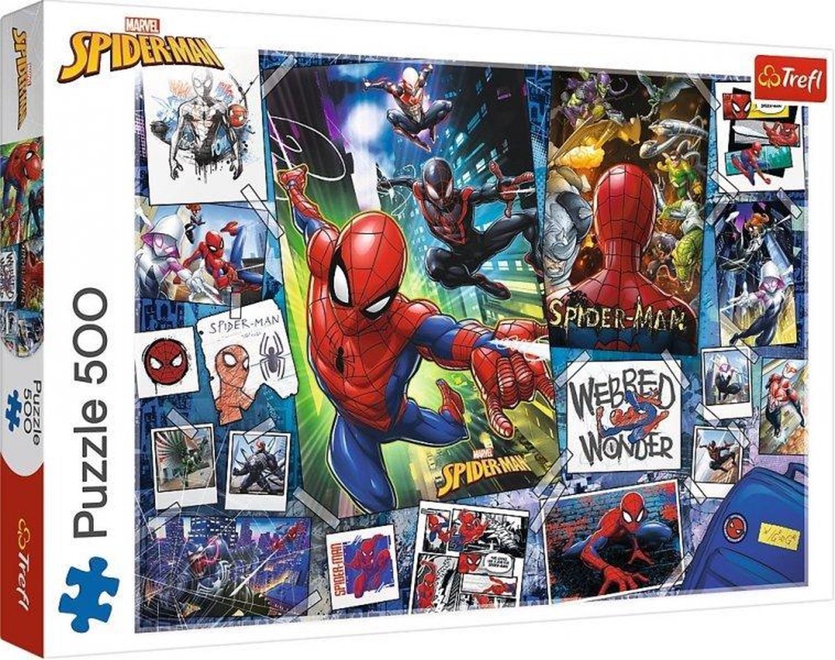 PUZZLE 500 Plakaty z superbohaterem 37391