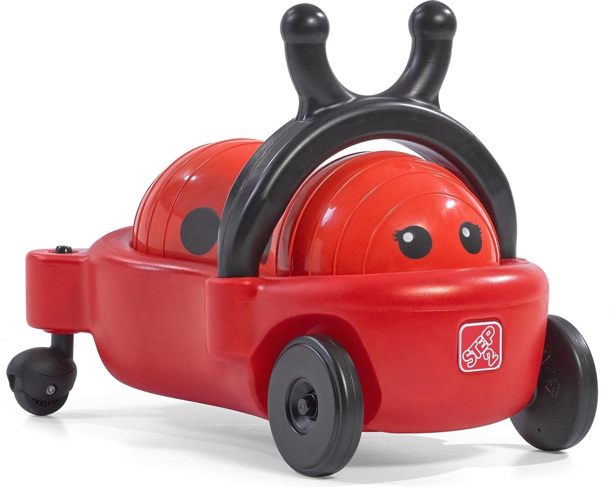 Step2 Bouncy Buggy lieveheersbeestje - Loopauto en Skippybal kussen in 1