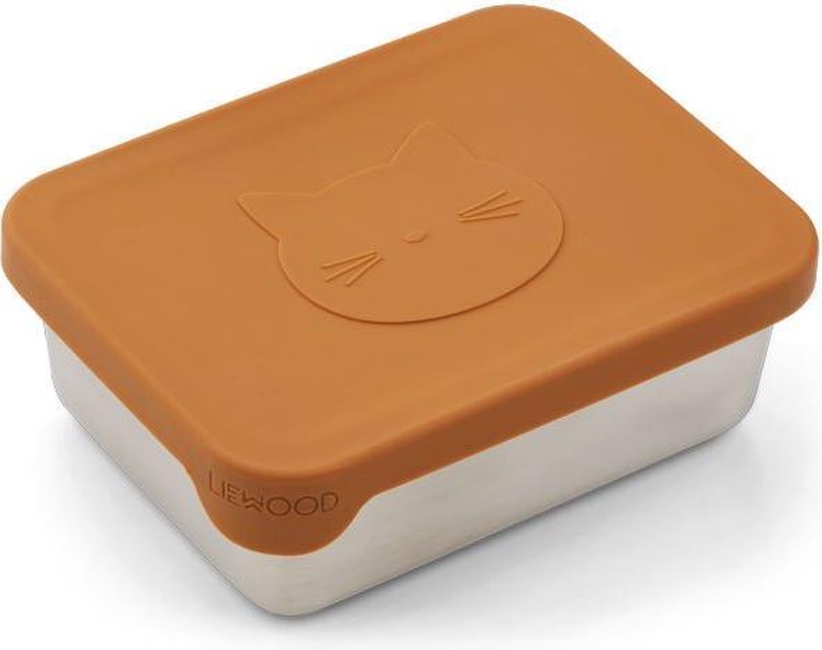 Ako Snack Box Cat Mustard | Liewood