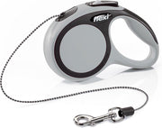 Flexi New Comfort Koord - Hondenriem - Grijs - XS - 3 m - (<8 kg)