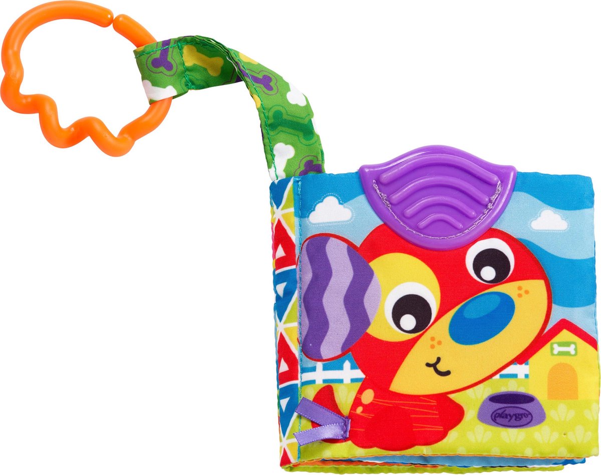 Playgro A Day At The Farm Teether Book