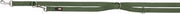 Trixie hondenriem premium dubbelgestikt verstelbaar bosgroen - 200x1 cm - 1 stuks