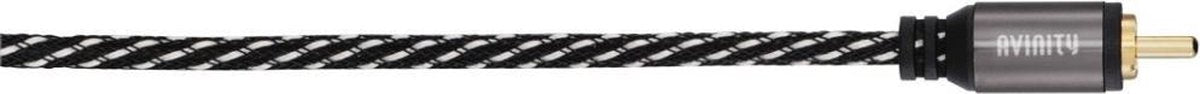 Avinity Subwooferkabel + Ad. Cinch-aansl. - 2 Cinch-st Stof Verg. 1