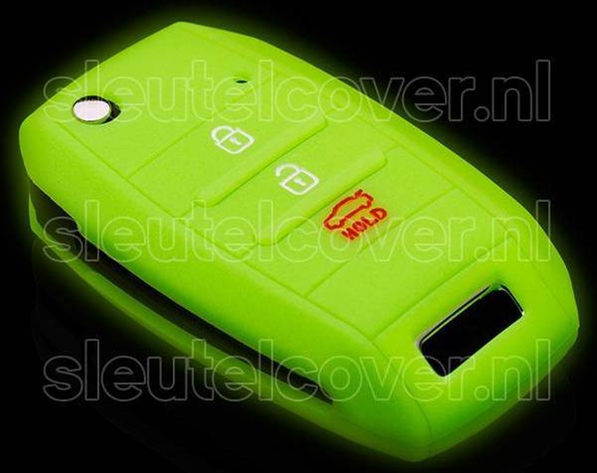 Hyundai SleutelCover - Glow in the dark / Silicone sleutelhoesje / beschermhoesje autosleutel