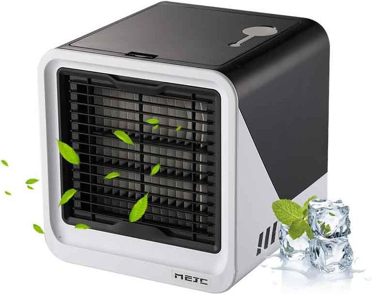Mini Aircooler - Ventilator - Luchtkoeler - Luchtbevochtiger - Aircooler met water - Aircooler mobiel - Luchtkoeler - Water ventilator