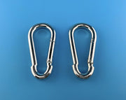 Karabijnhaak - 10 cm - 2 stuks