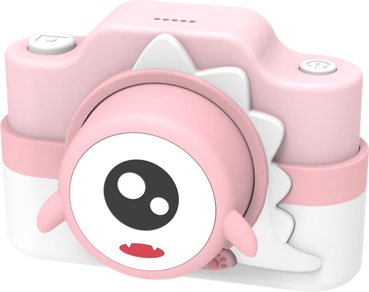 Roze Dino 24 MP digitale camera + Selfie Video