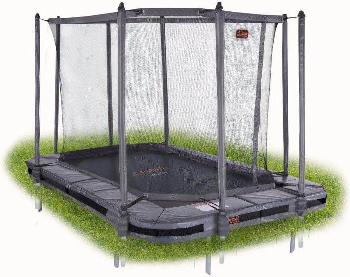 Avyna Veiligheidsnet incl palen tbv 340 x 240 cm Grijs (238-I) (AVGR-238-SN-I)