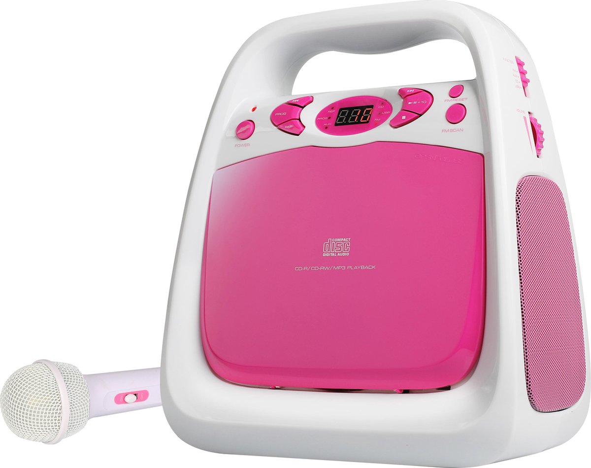 Nikkei NKS30PK - Kids Karaoke Set met CD-Speler