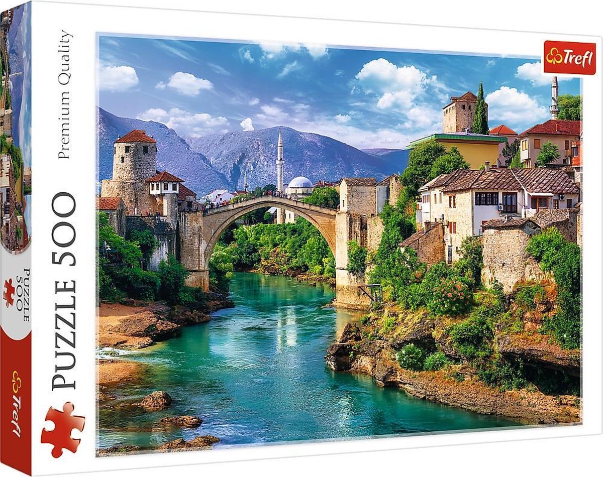 Trefl Puzzel Oude brug in Mostar: 500 stukjes