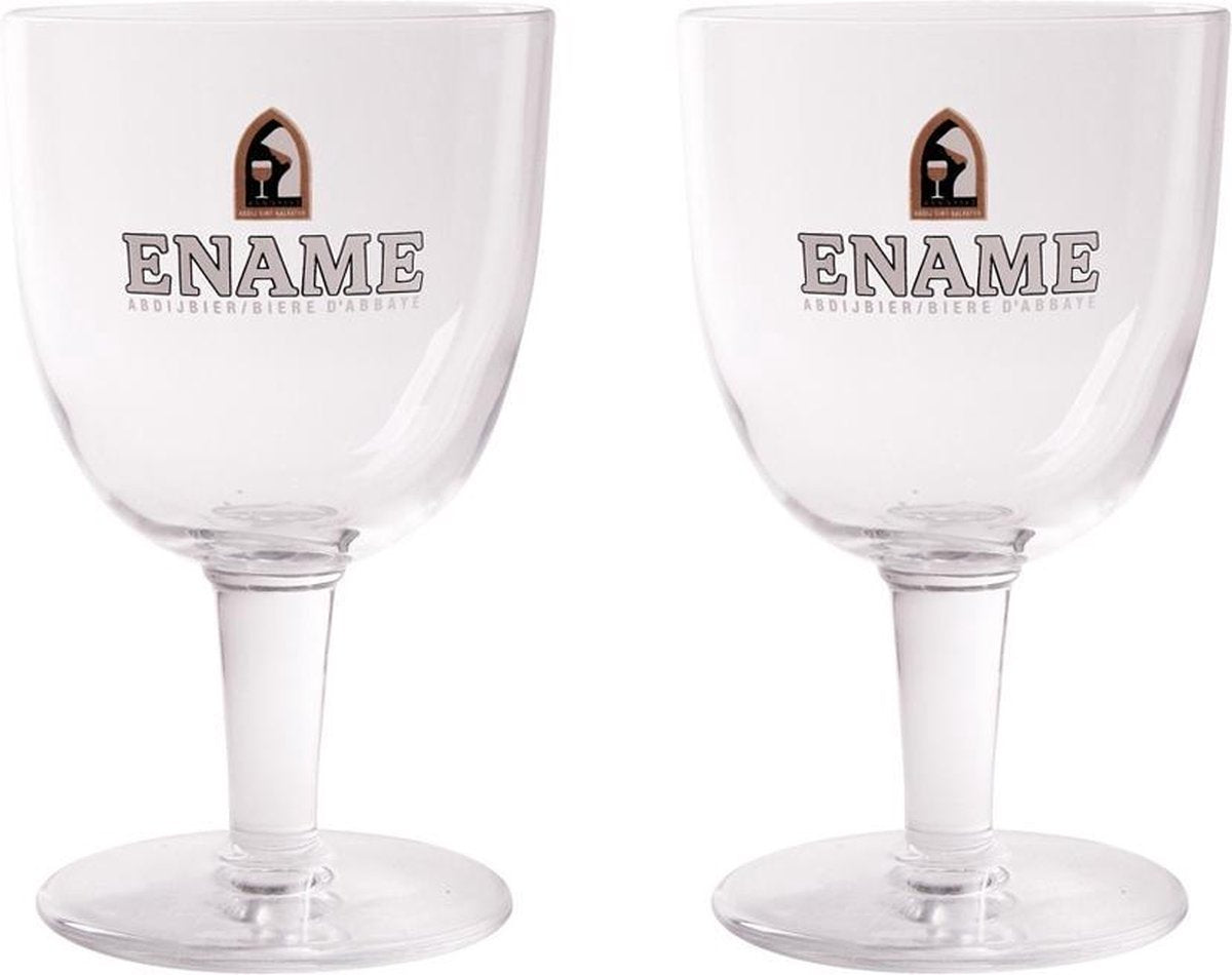 Bierglas Ename Abdijbier Glazen bier 2 stuks