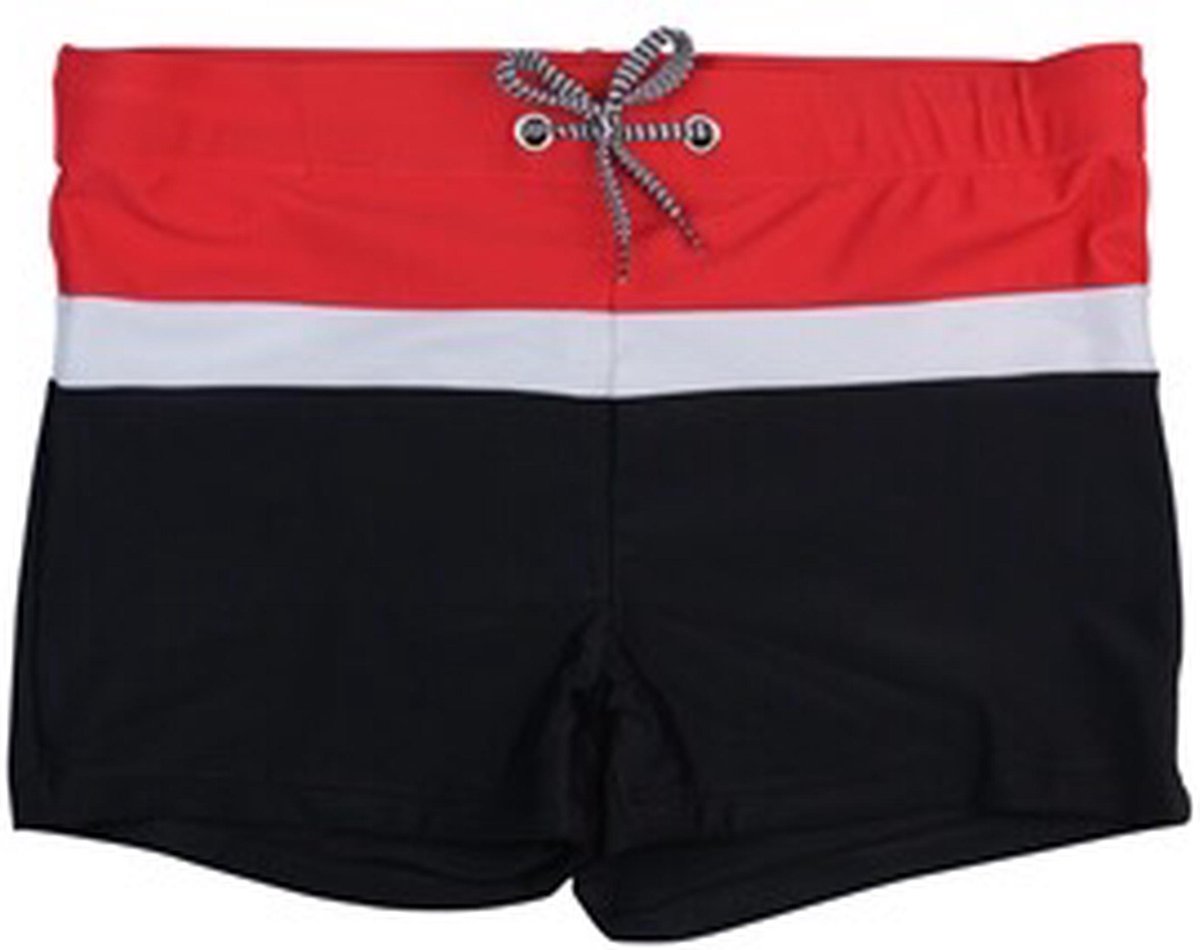Lentiggini zwemshort rood zwart heren XL
