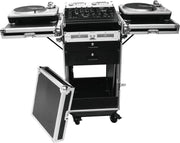 ROADINGER flightcase 19 inch - dj - met tafel op wielen TA-1