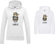 Twinning sweater skull momlife/like mom