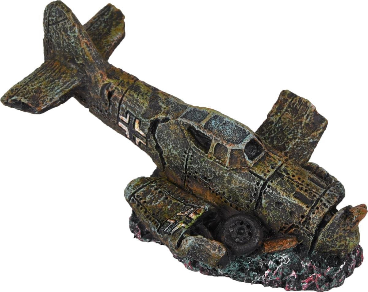 Aquarium decoratie Takis Vliegtuig - 8 x 4 x 4 cm