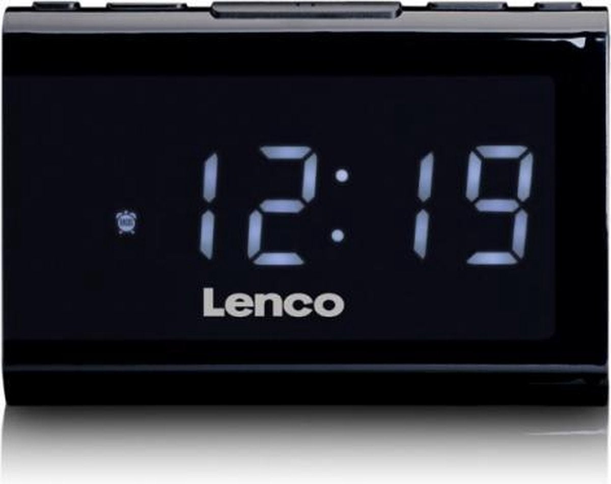 Lenco CR-525 - Wekkerradio met USB speler - Zwart