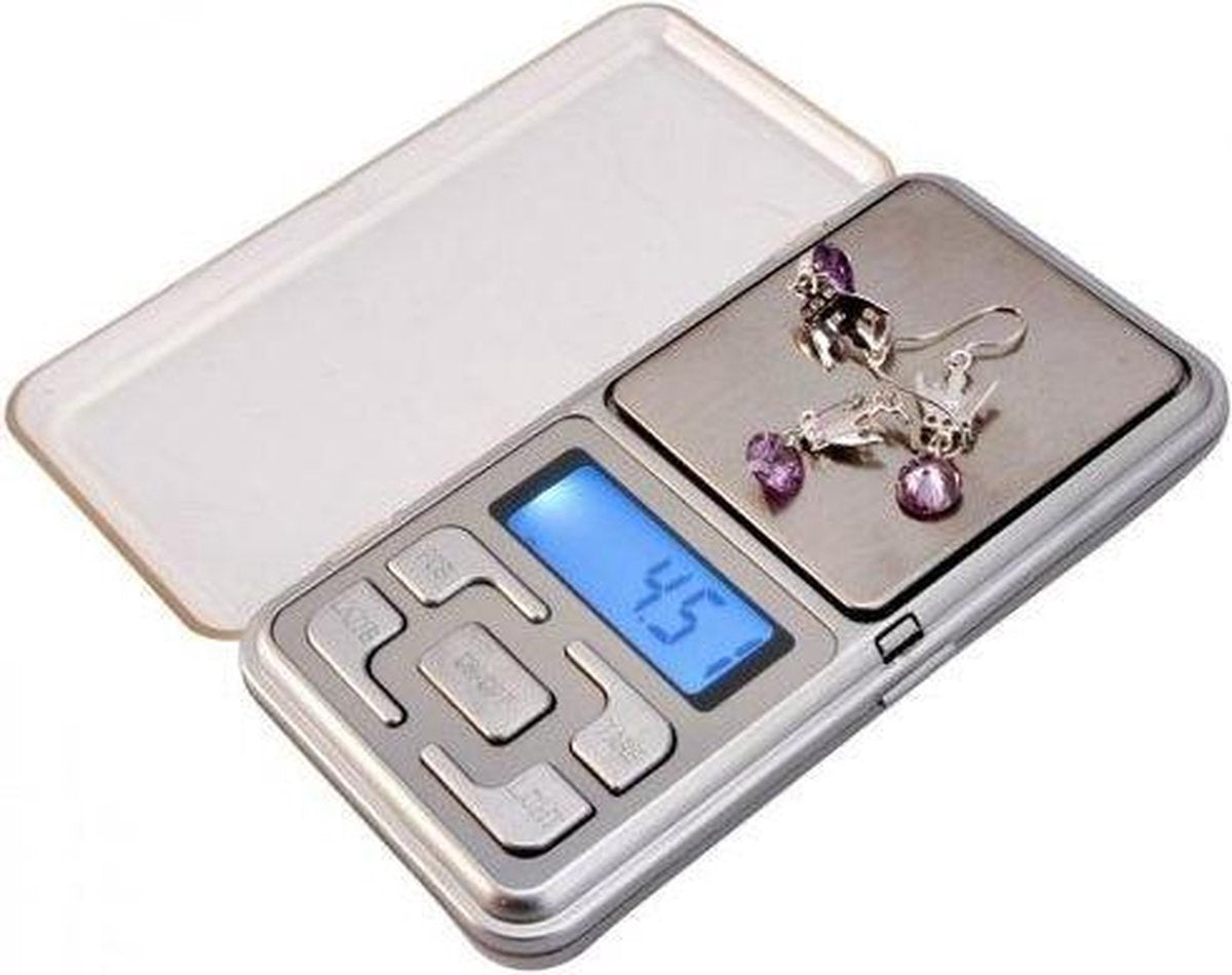 Digitale weegschaal 0.1 x 500 gram - Kleine keukenweegschaal - Precisie weegschaal - Grammen weegschaal - Mini weegschaal - PO9013