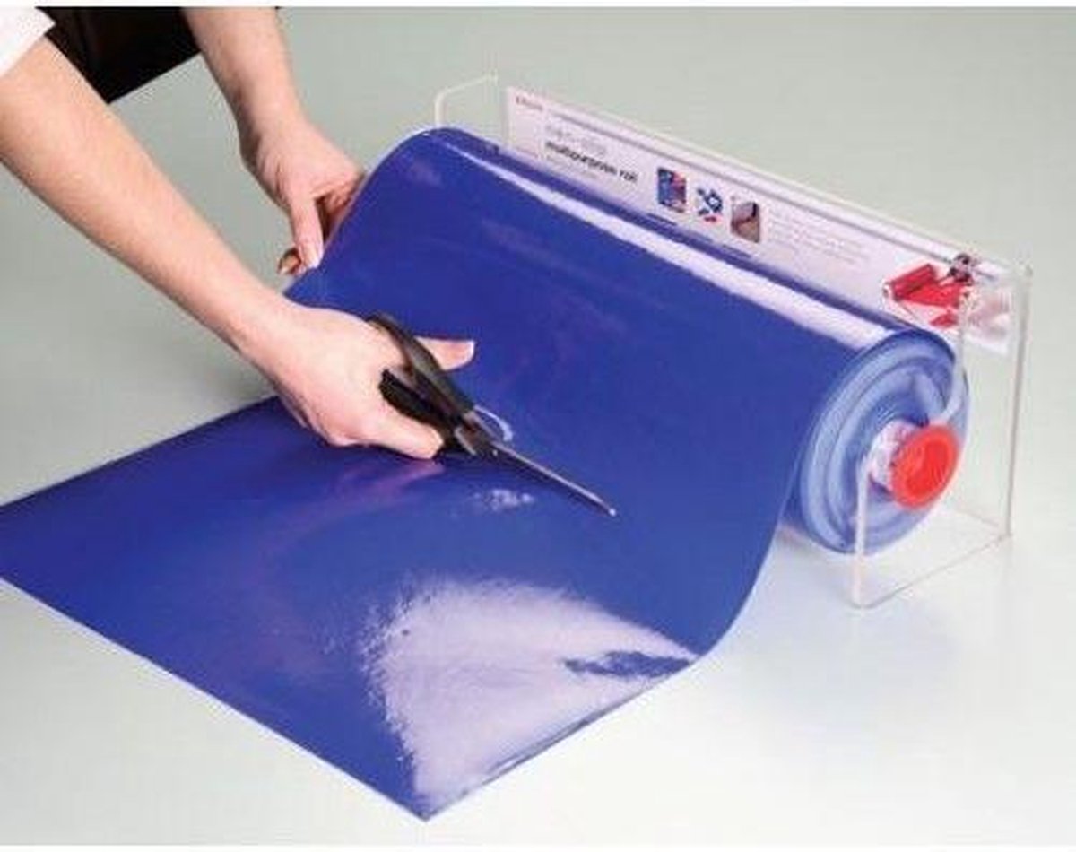Gelamineerde antislip op rol  40 cm x 15 m - blauw