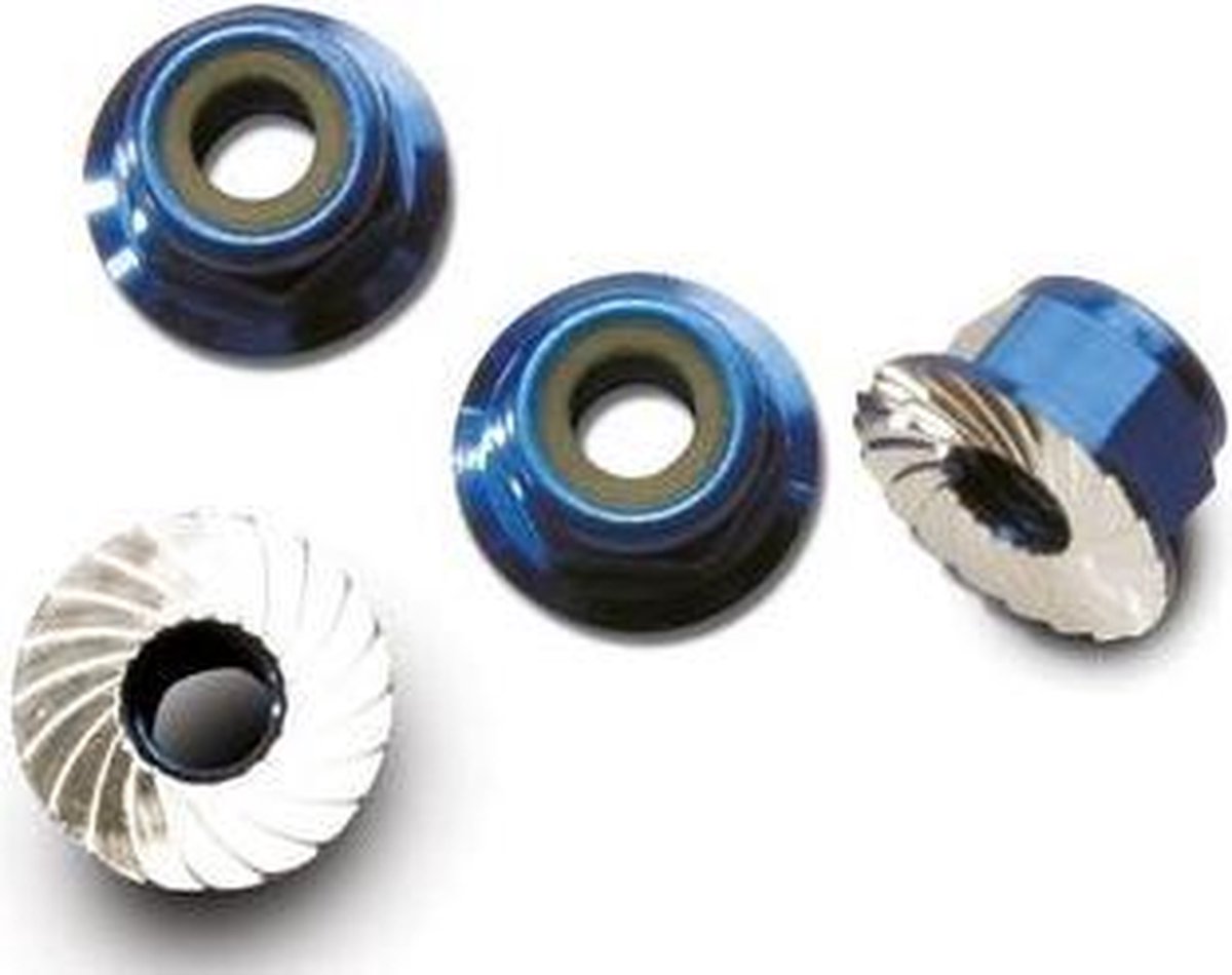 Muttern mit Flansch 4mm