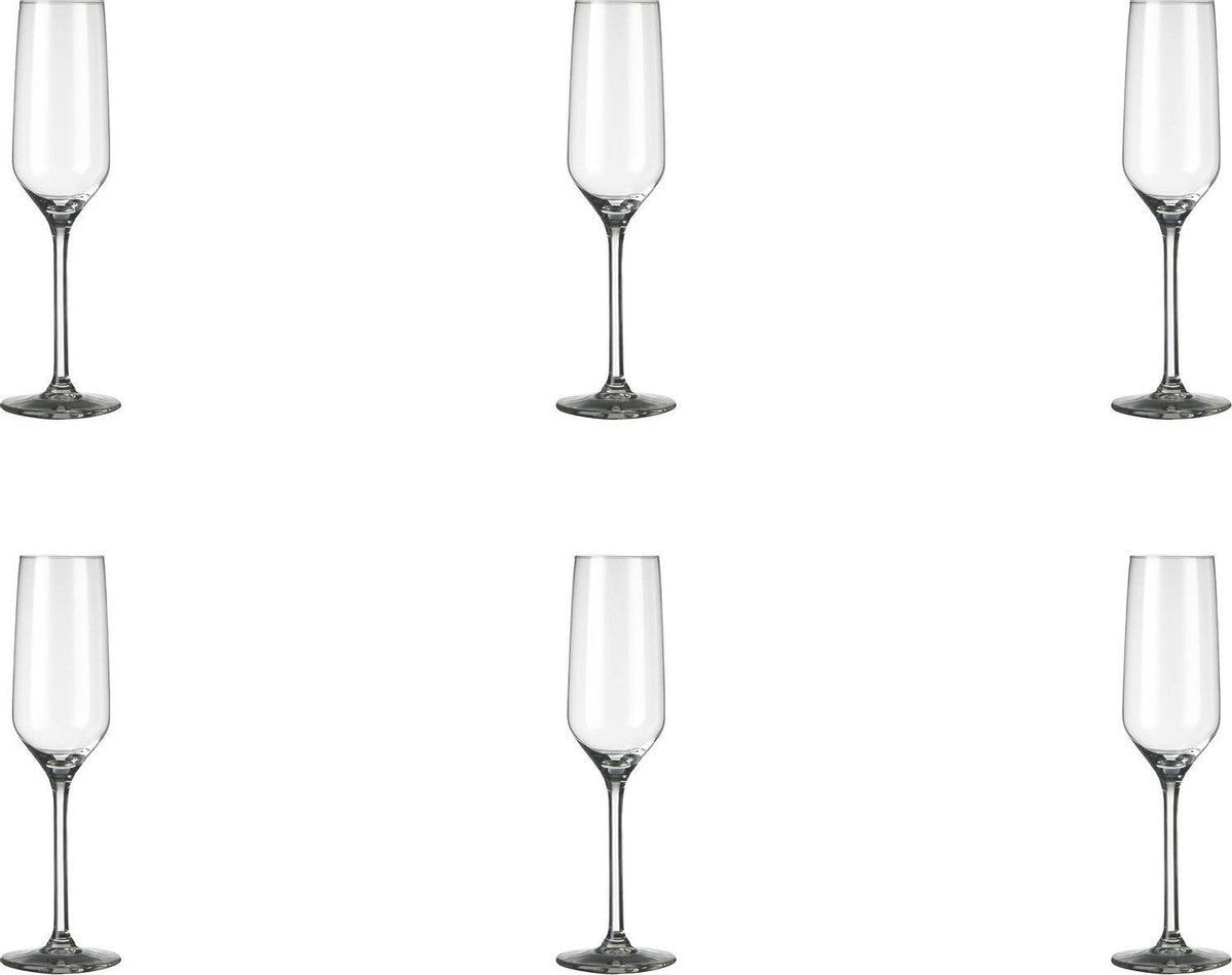 Royal Leerdam Carré Champagneglas 22 cl - 6 stuks