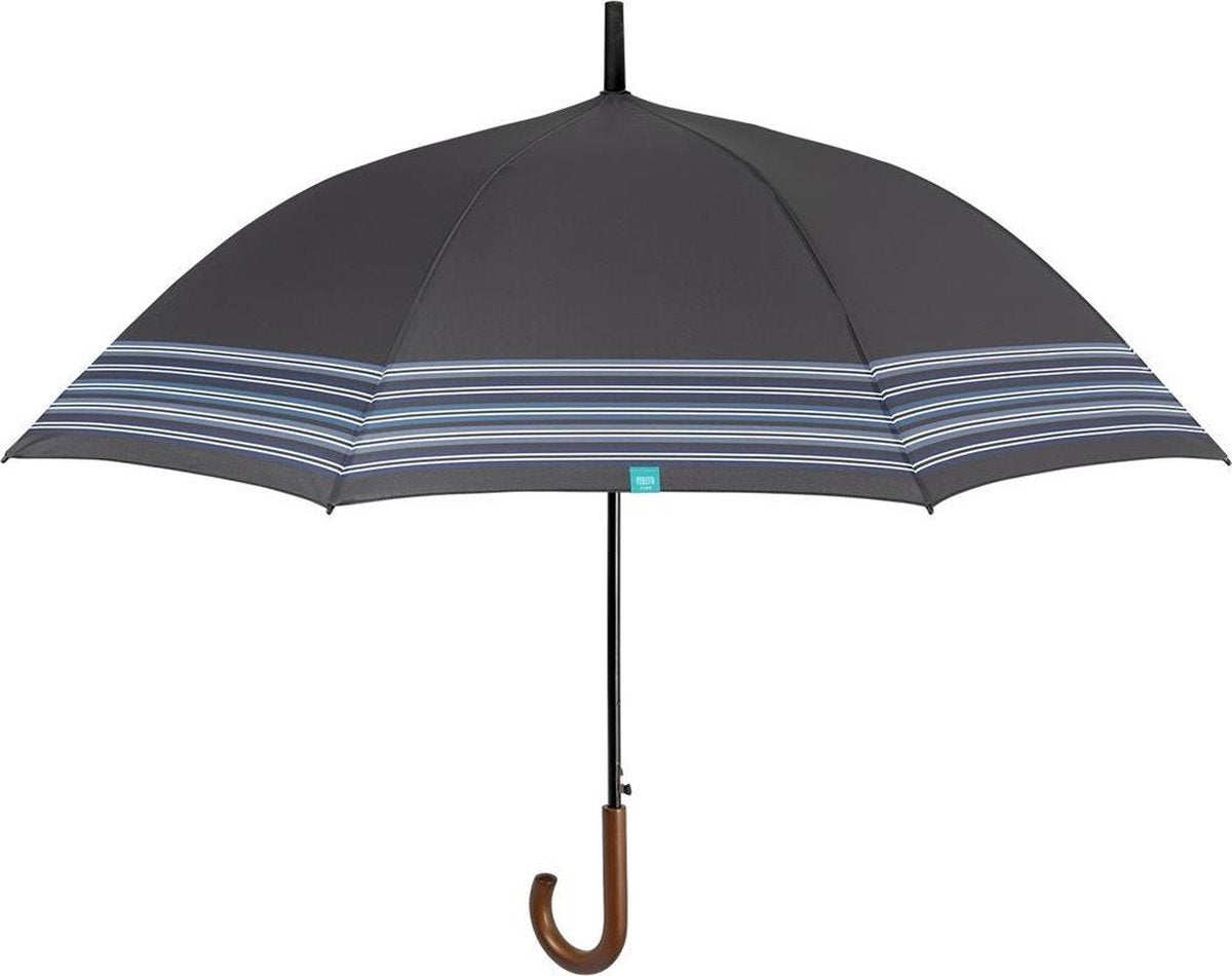 Perletti Golfparaplu Automatisch Heren 116 Cm Microvezel Zwart