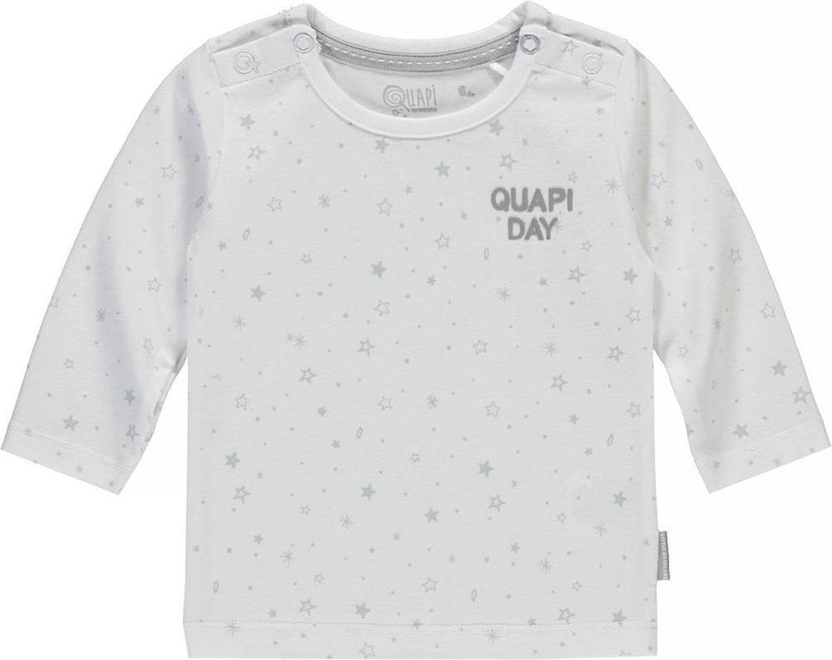 Quapi Newborn Unisex Shirtje Zada - Wit - Maat 68