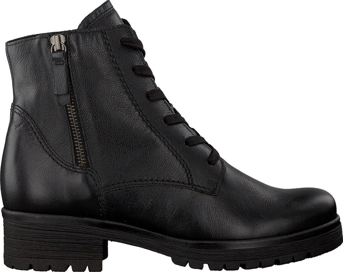 Gabor Dames Veterboots 096 - Zwart - Maat 41